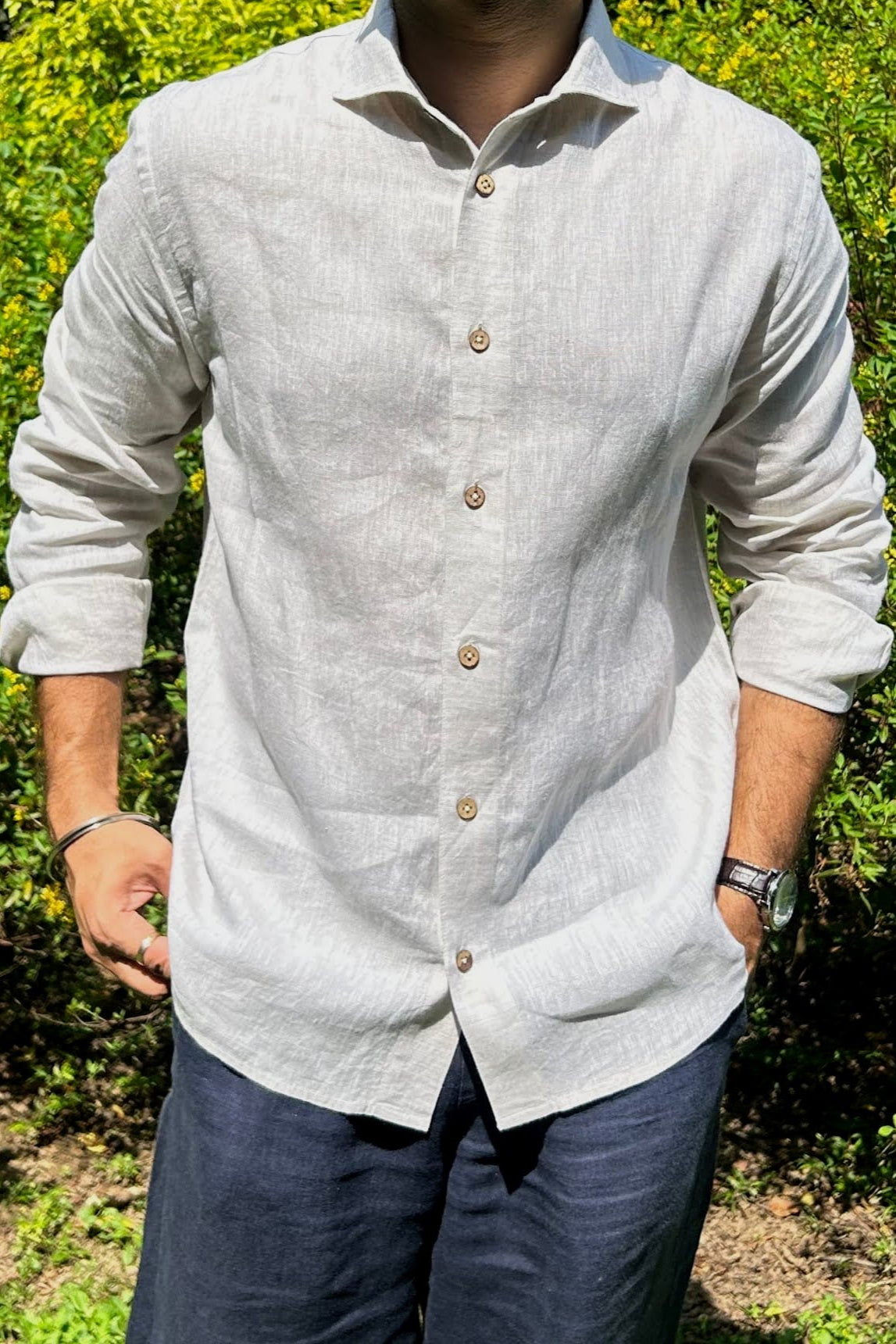 Swirl Linen Shirt