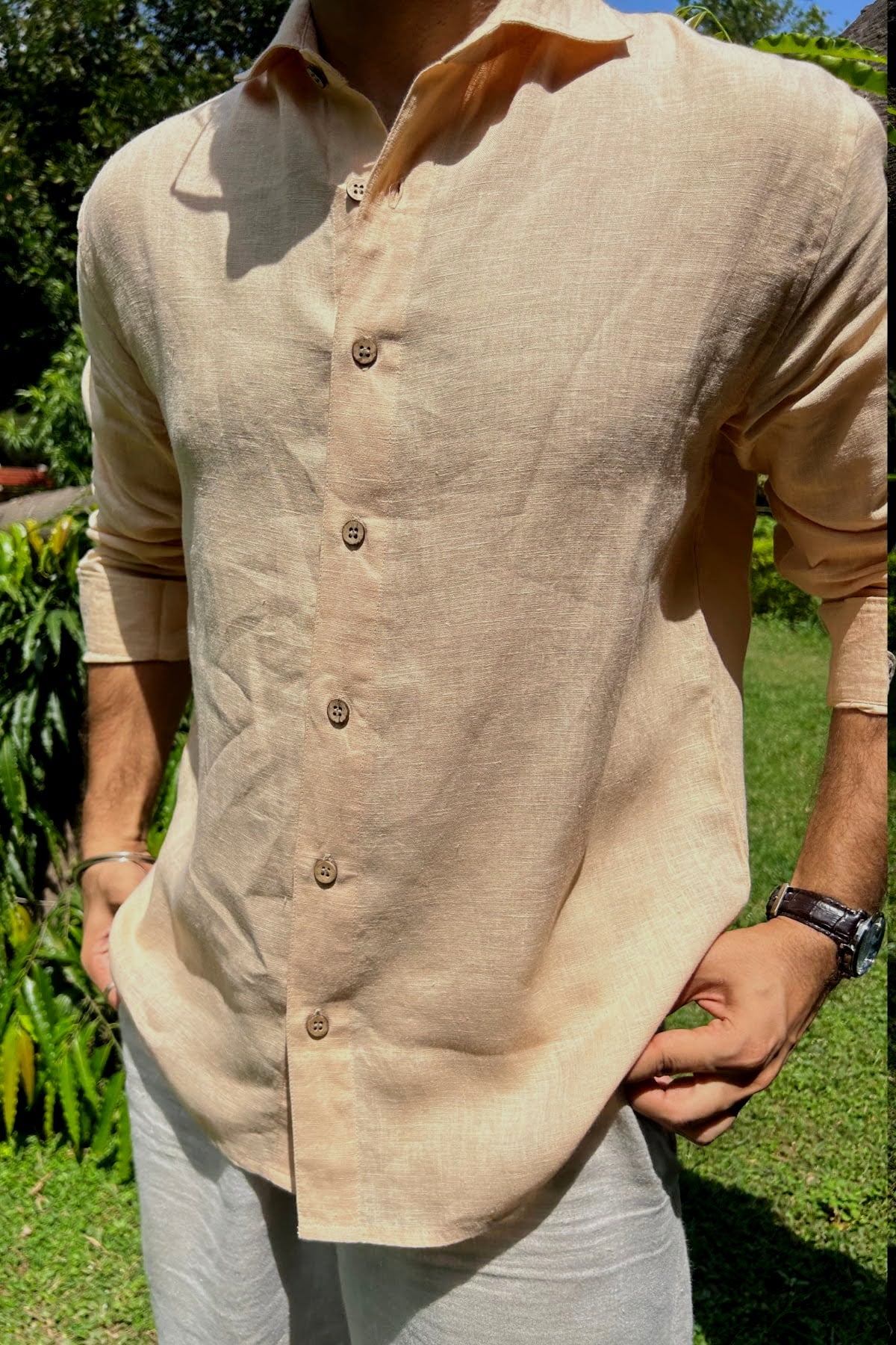 Swirl Linen Shirt