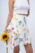 Daisy Ruffle Skirt in Wildflower